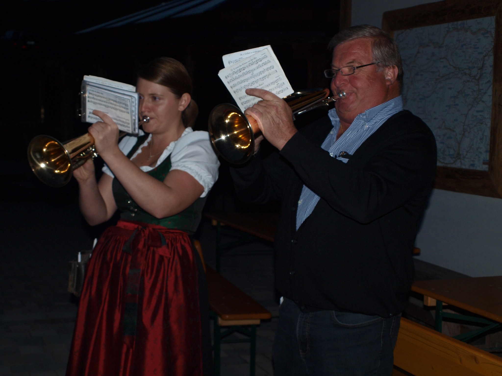 Musikalische Begleitung bei der Eröffnungsfeier der Möseralm 2013