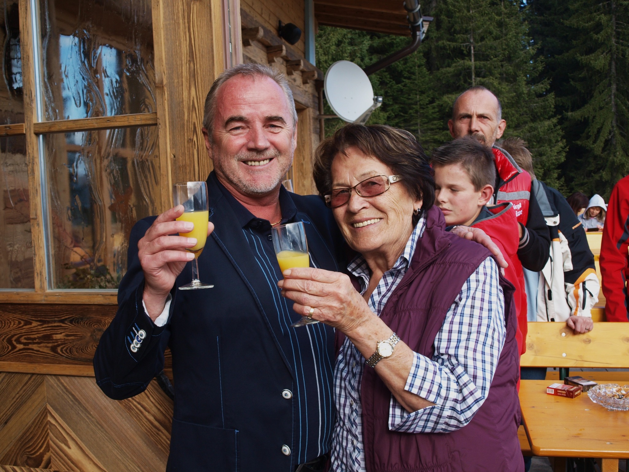 Rudi und Hedy bei der Eröffnungsfeier der Möseralm 2013