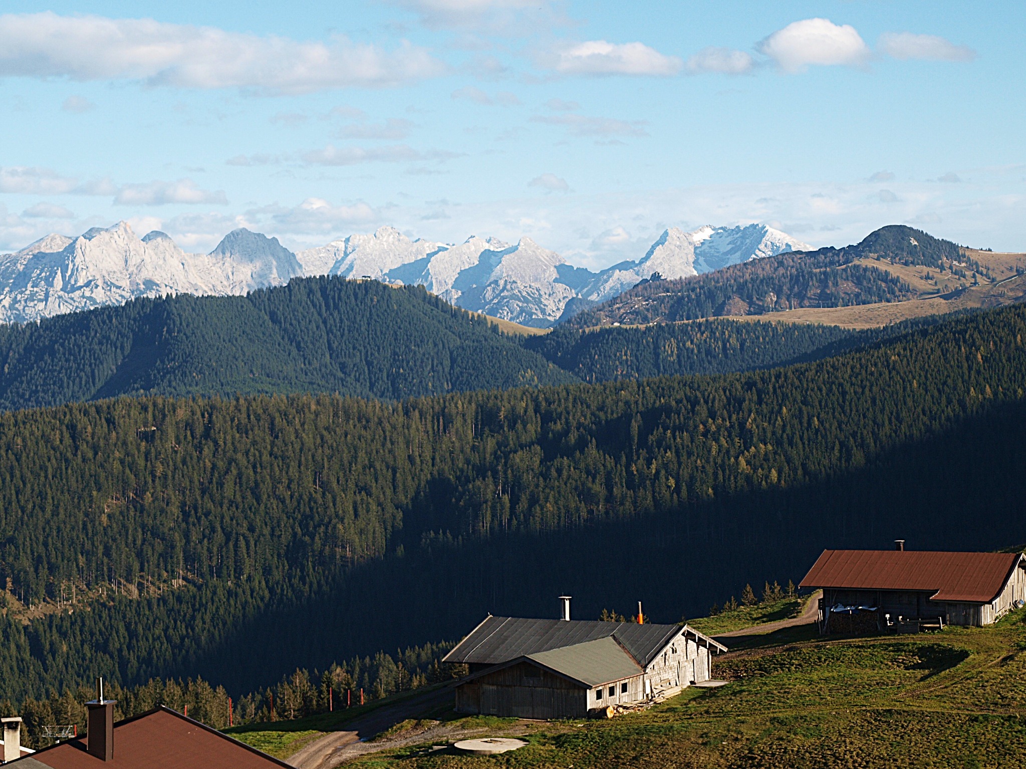 Möseralm Terrasse und Sonnenplatz